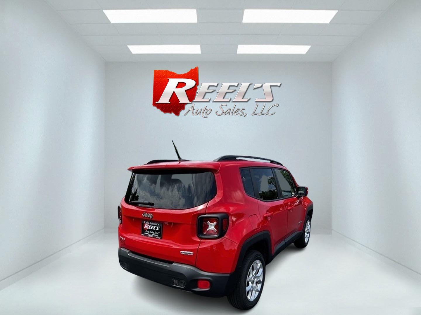 2017 Red /Black Jeep Renegade Latitude 4WD (ZACCJBBB8HP) with an 2.4L I4 DOHC 16V engine, 9-Speed Automatic transmission, located at 11115 Chardon Rd. , Chardon, OH, 44024, (440) 214-9705, 41.580246, -81.241943 - This 2017 Jeep Renegade Latitude 4WD is a compact SUV that combines Jeep's off-road heritage with modern amenities. It's equipped with a 2.4-liter Multiair four-cylinder engine mated to a 9-speed automatic transmission, offering four-wheel drive capability. This vehicle features a blend of convenien - Photo#5