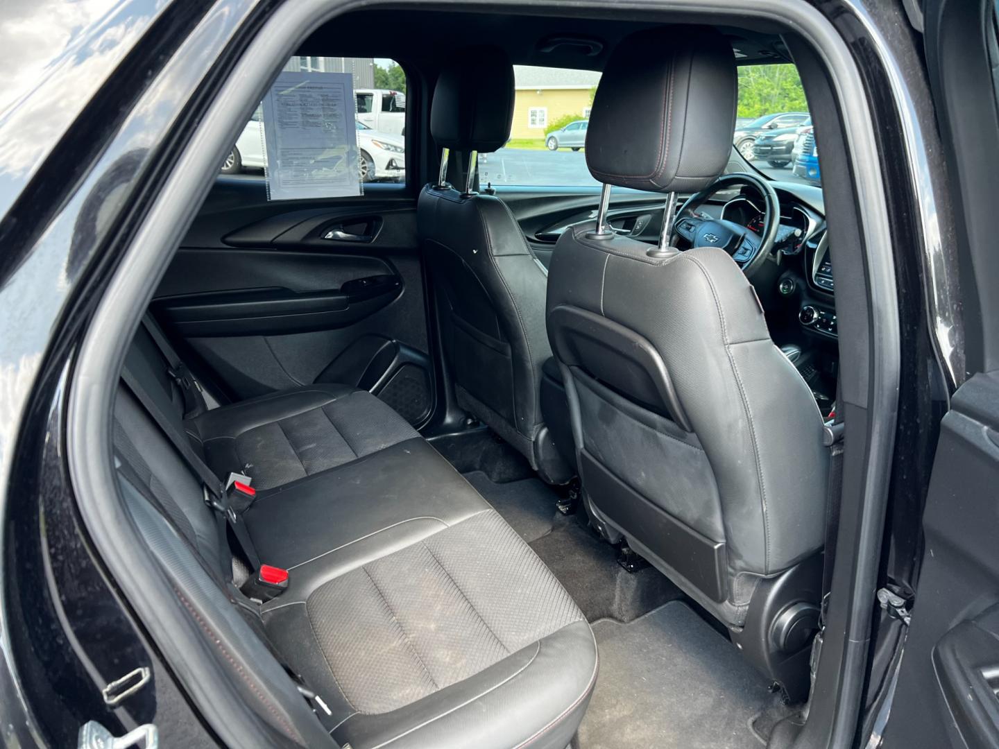 2021 Black /Black Chevrolet Trailblazer RS AWD (KL79MUSL7MB) with an 1.3L I3 DOHC 12V Turbo engine, 9A transmission, located at 11115 Chardon Rd. , Chardon, OH, 44024, (440) 214-9705, 41.580246, -81.241943 - This 2021 Chevrolet Trailblazer RS AWD is a compact SUV that offers a blend of performance, efficiency, and advanced features. It's powered by a 1.3-liter turbocharged 3-cylinder EcoTec engine paired with a 9-speed automatic transmission, delivering a respectable 28 MPG combined and 30 MPG on the hi - Photo#38