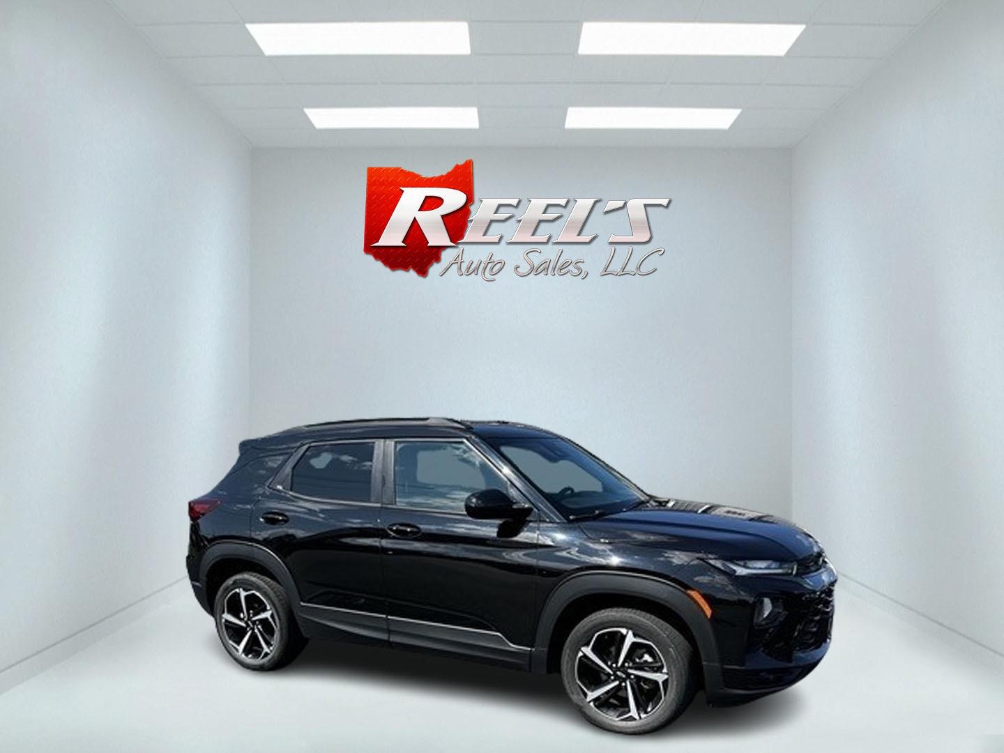 2021 Black /Black Chevrolet Trailblazer RS AWD (KL79MUSL7MB) with an 1.3L I3 DOHC 12V Turbo engine, 9A transmission, located at 11115 Chardon Rd. , Chardon, OH, 44024, (440) 214-9705, 41.580246, -81.241943 - This 2021 Chevrolet Trailblazer RS AWD is a compact SUV that offers a blend of performance, efficiency, and advanced features. It's powered by a 1.3-liter turbocharged 3-cylinder EcoTec engine paired with a 9-speed automatic transmission, delivering a respectable 28 MPG combined and 30 MPG on the hi - Photo#3