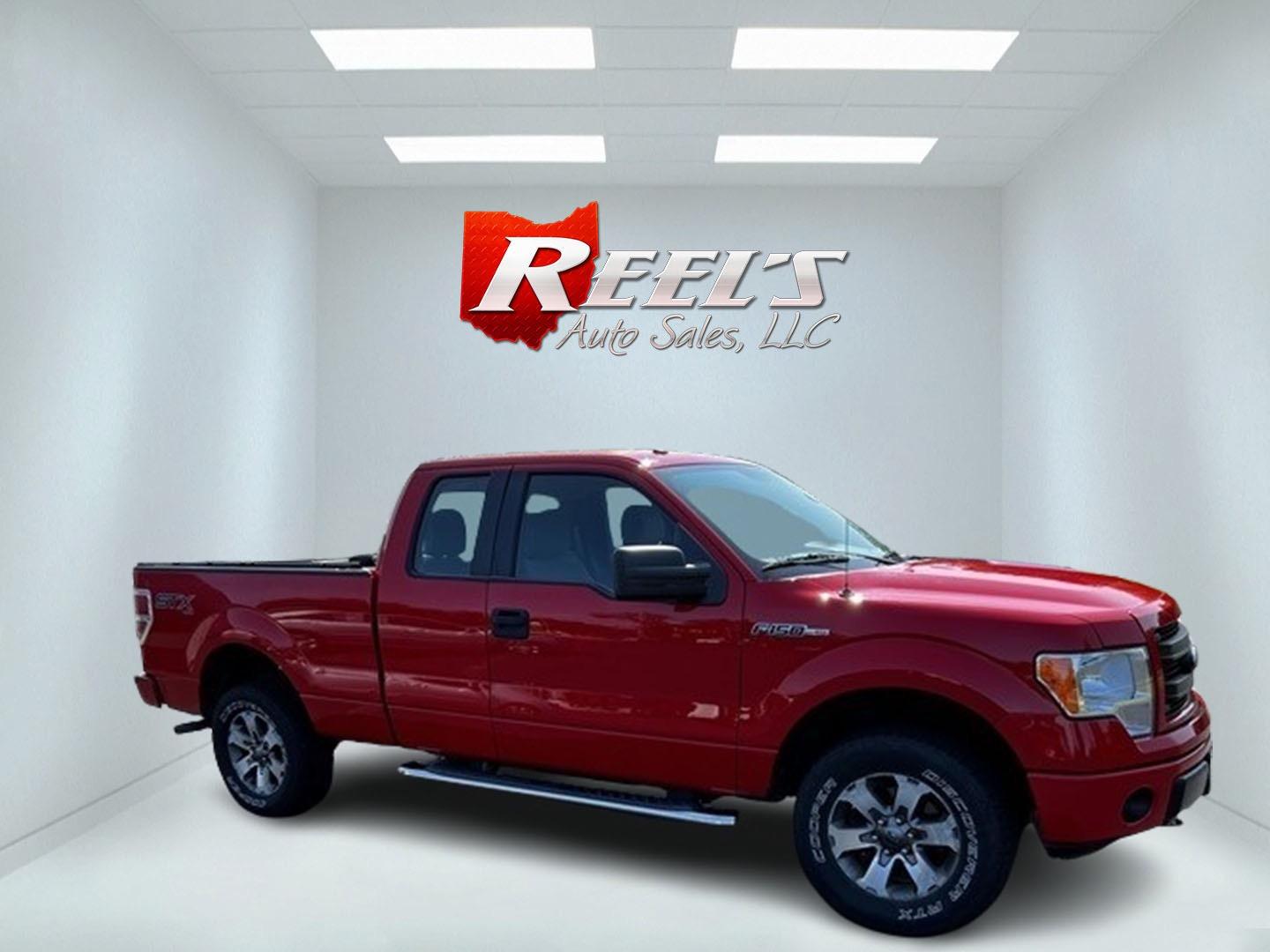 2014 Red /Gray Ford F-150 STX SuperCab 6.5-ft. Bed 4WD (1FTFX1EF7EF) with an 5.0L V8 engine, 6-Speed Automatic transmission, located at 547 E. Main St., Orwell, OH, 44076, (440) 437-5893, 41.535435, -80.847855 - Photo#3