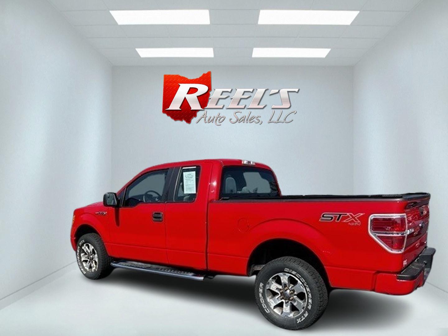 2014 Red /Gray Ford F-150 STX SuperCab 6.5-ft. Bed 4WD (1FTFX1EF7EF) with an 5.0L V8 engine, 6-Speed Automatic transmission, located at 547 E. Main St., Orwell, OH, 44076, (440) 437-5893, 41.535435, -80.847855 - Photo#8