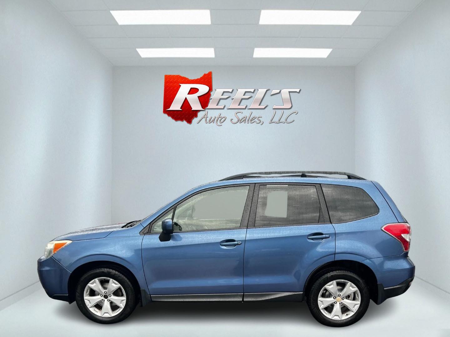 2015 Blue /Gray Subaru Forester 2.5i Premium (JF2SJADC1FH) with an 2.5L H4 SOHC 16V engine, Automatic transmission, located at 11115 Chardon Rd. , Chardon, OH, 44024, (440) 214-9705, 41.580246, -81.241943 - This One Owner 2015 Subaru Forester 2.5i Premium is a well-equipped compact SUV that combines practicality, comfort, and efficiency. It features a 2.5-liter horizontally-opposed four-cylinder engine paired with a Continuously Variable Transmission (CVT), offering smooth power delivery and good fuel - Photo#9