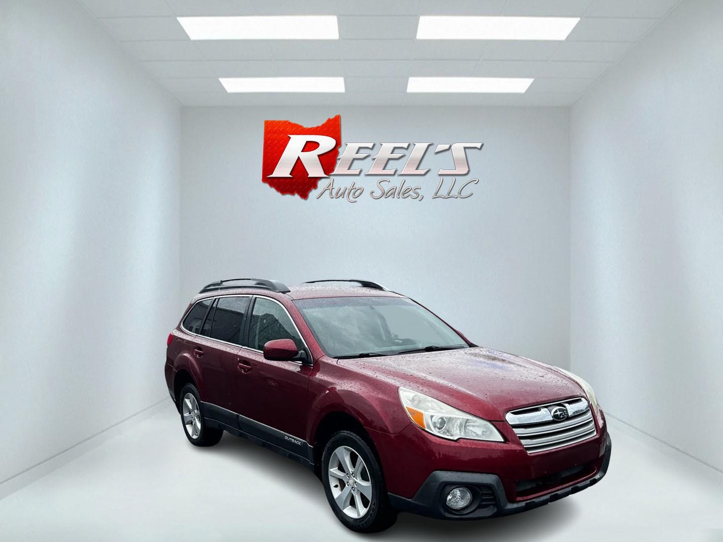 2014 Red /Black Subaru Outback 2.5I Premium (4S4BRBCC0E3) with an 2.5L H4 DOHC 16V engine, Automatic transmission, located at 11115 Chardon Rd. , Chardon, OH, 44024, (440) 214-9705, 41.580246, -81.241943 - Photo#2