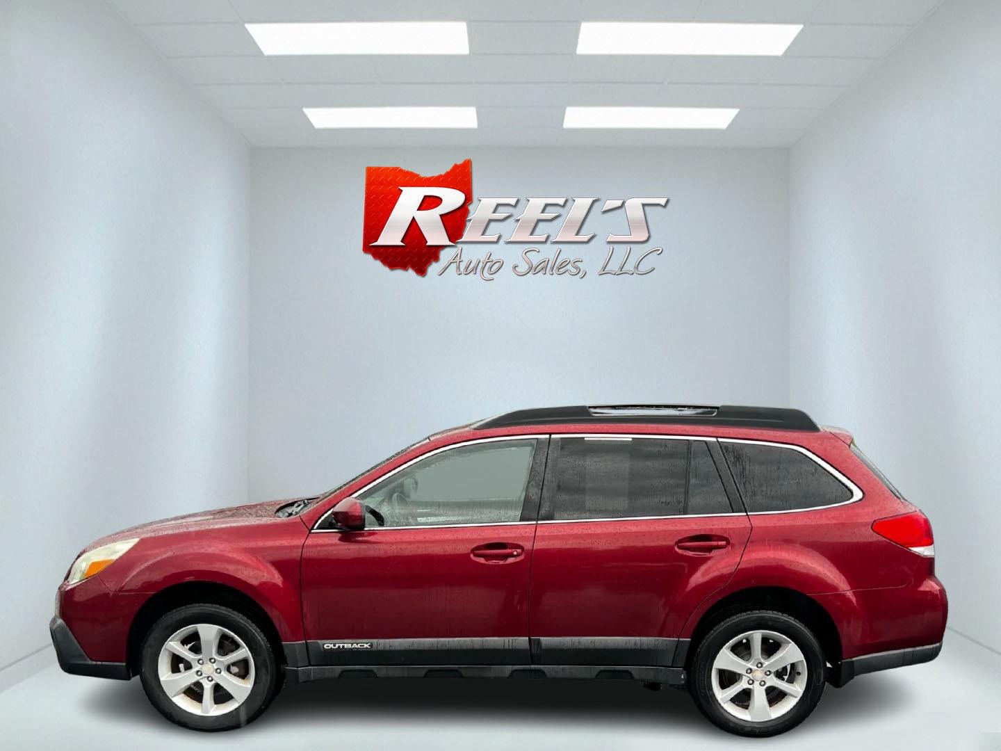 2014 Red /Black Subaru Outback 2.5I Premium (4S4BRBCC0E3) with an 2.5L H4 DOHC 16V engine, Automatic transmission, located at 11115 Chardon Rd. , Chardon, OH, 44024, (440) 214-9705, 41.580246, -81.241943 - This 2014 Subaru Outback 2.5i Premium is a versatile and capable crossover wagon that combines practicality with comfort. It's powered by a 2.5-liter horizontally-opposed four-cylinder engine, paired with a Continuously Variable Transmission (CVT) featuring paddle shifters for a more engaging drivin - Photo#8