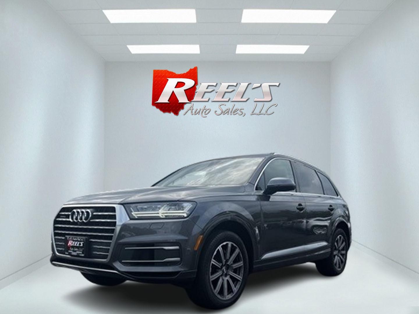 2018 Gray /Black Audi Q7 3.0T Prestige quattro (WA1VAAF78JD) with an 3.0L V6 DOHC 24V Supercharged engine, 8A transmission, located at 11115 Chardon Rd. , Chardon, OH, 44024, (440) 214-9705, 41.580246, -81.241943 - Photo#0