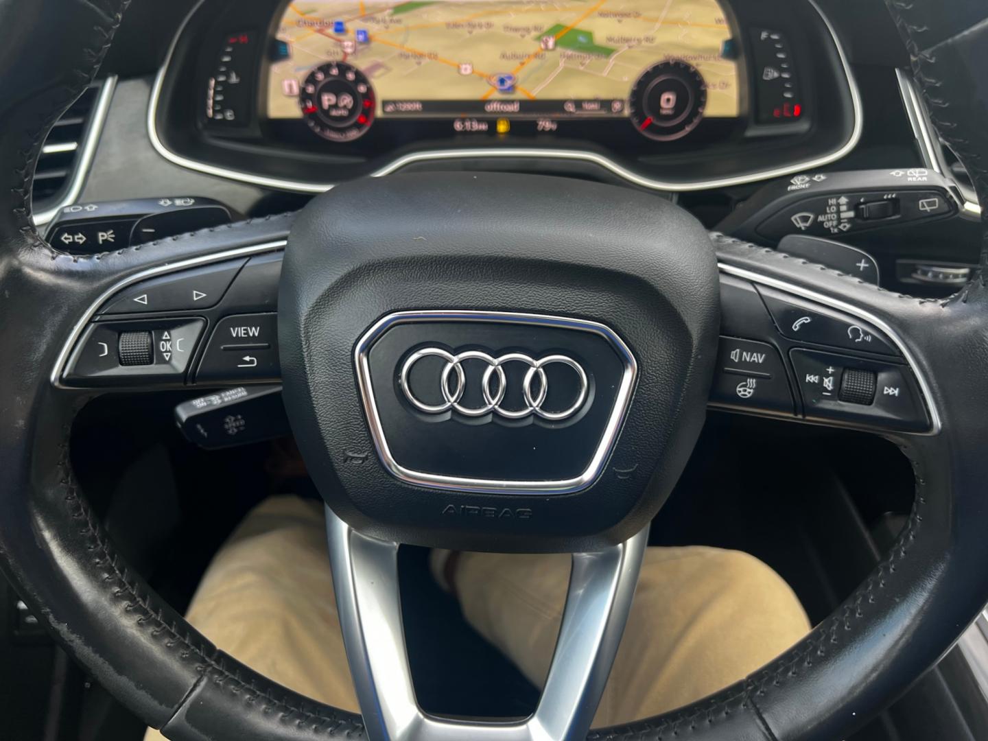 2018 Gray /Black Audi Q7 3.0T Prestige quattro (WA1VAAF78JD) with an 3.0L V6 DOHC 24V Supercharged engine, 8A transmission, located at 11115 Chardon Rd. , Chardon, OH, 44024, (440) 214-9705, 41.580246, -81.241943 - Photo#26