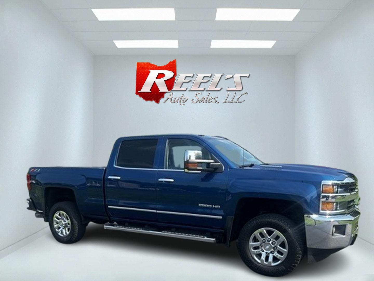 2019 Blue /Black Chevrolet Silverado 2500HD LTZ Crew Cab 4WD (1GC1KTEY3KF) with an 6.6L V8 OHV 16V DIESEL engine, 6A transmission, located at 11115 Chardon Rd. , Chardon, OH, 44024, (440) 214-9705, 41.580246, -81.241943 - Photo#3