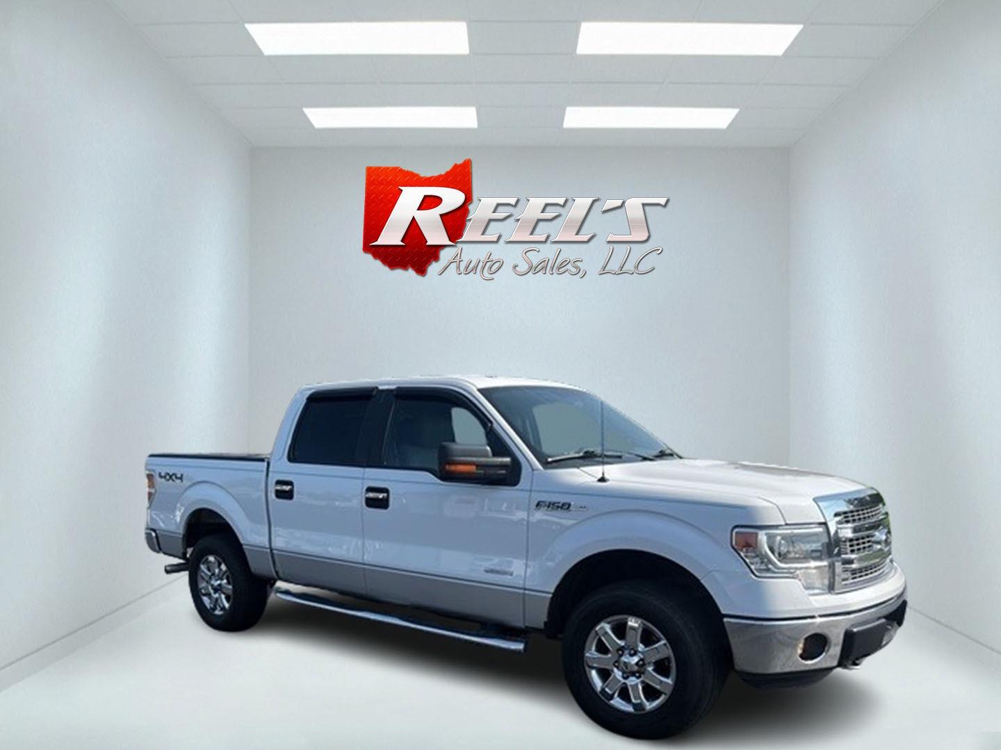 2014 White /Gray Ford F-150 XLT 302A SuperCrew 5.5-ft. Bed 4WD (1FTFW1ET2EF) with an 3.5L V6 TWIN TURBO engine, 6-Speed Automatic transmission, located at 11115 Chardon Rd. , Chardon, OH, 44024, (440) 214-9705, 41.580246, -81.241943 - Photo#3