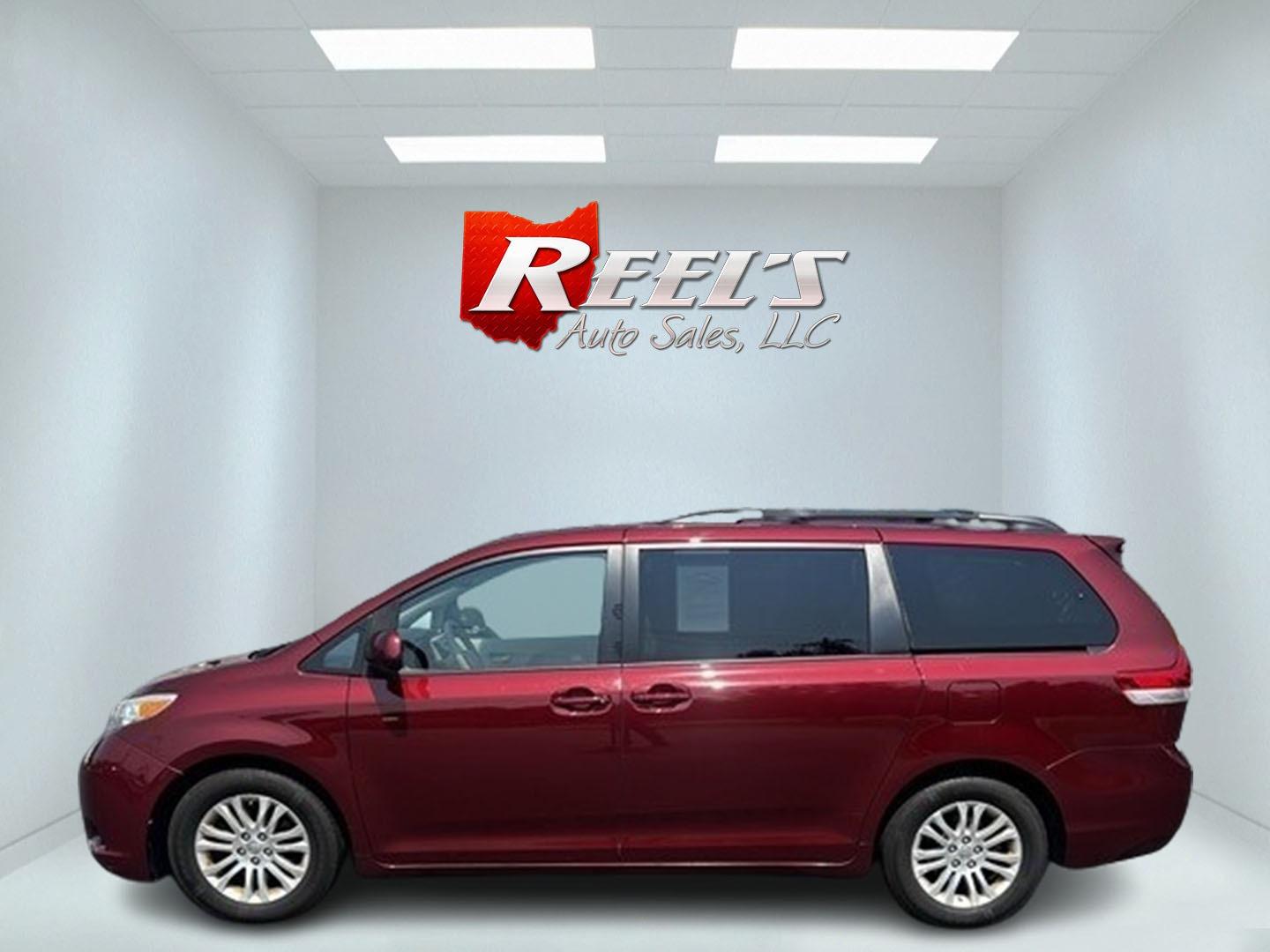 2014 Red /Tan Toyota Sienna (5TDYK3DC2ES) , located at 11115 Chardon Rd. , Chardon, OH, 44024, (440) 214-9705, 41.580246, -81.241943 - Photo#9