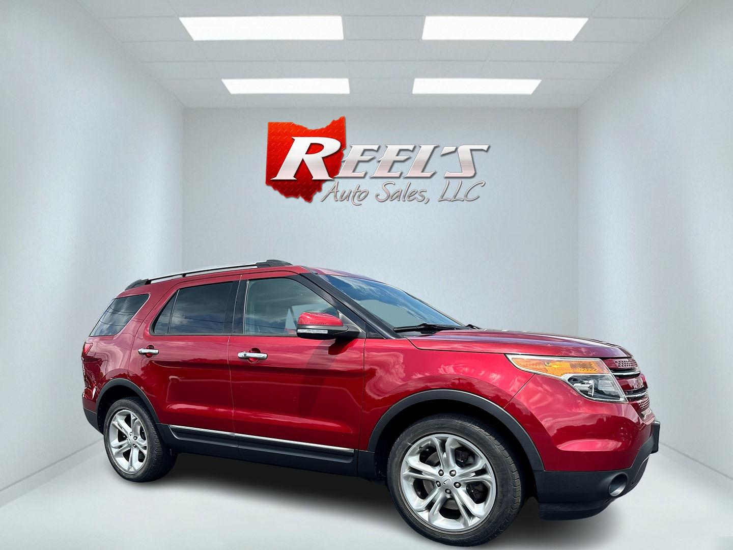 2013 Red /Black Ford Explorer Limited 4WD (1FM5K8F84DG) with an 3.5L V6 DOHC 24V engine, 6-Speed Automatic transmission, located at 11115 Chardon Rd. , Chardon, OH, 44024, (440) 214-9705, 41.580246, -81.241943 - This 2013 Ford Explorer Limited 4WD is a well-appointed midsize SUV offering a blend of comfort, technology, and capability. It's powered by a robust 3.5-liter V6 engine paired with a 6-speed automatic transmission, providing ample power for various driving conditions. The 4WD system enhances tracti - Photo#3