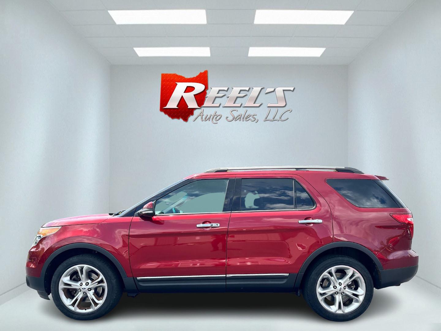 2013 Red /Black Ford Explorer Limited 4WD (1FM5K8F84DG) with an 3.5L V6 DOHC 24V engine, 6-Speed Automatic transmission, located at 11115 Chardon Rd. , Chardon, OH, 44024, (440) 214-9705, 41.580246, -81.241943 - This 2013 Ford Explorer Limited 4WD is a well-appointed midsize SUV offering a blend of comfort, technology, and capability. It's powered by a robust 3.5-liter V6 engine paired with a 6-speed automatic transmission, providing ample power for various driving conditions. The 4WD system enhances tracti - Photo#9