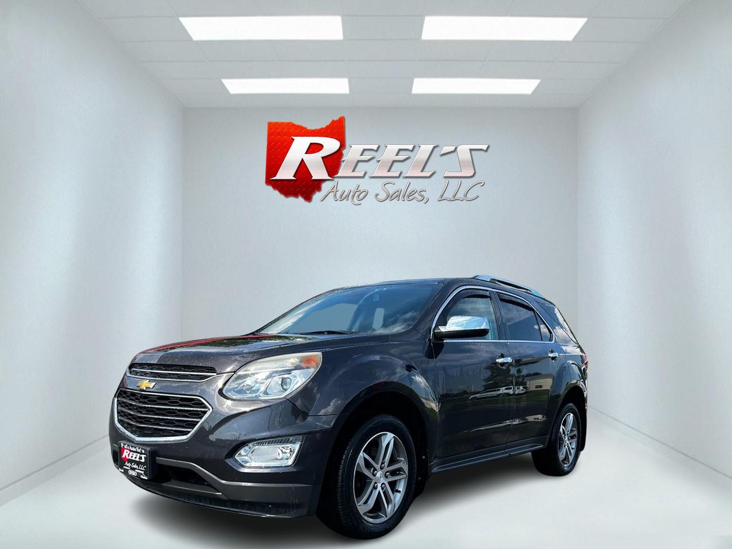 2016 Gray /Black Chevrolet Equinox LTZ AWD (2GNFLGE30G6) with an 3.6L V6 DOHC 24V engine, 6A transmission, located at 547 E. Main St., Orwell, OH, 44076, (440) 437-5893, 41.535435, -80.847855 - This 2016 Chevrolet Equinox LTZ AWD is a well-equipped compact SUV that offers a blend of performance, comfort, and technology. It's powered by a robust 3.6-liter V6 engine producing 301 horsepower, paired with a 6-speed automatic transmission, enabling it to accelerate from 0-60 mph in 6.7 seconds. - Photo#0