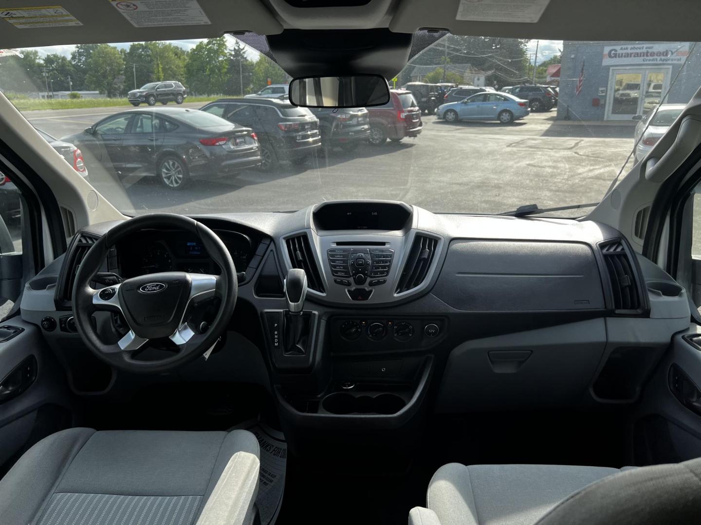 2016 White /Black Ford Transit 350 Wagon Low Roof XLT 60/40 Pass. 148-in. WB (1FBZX2ZM6GK) with an 3.7L V6 DOHC 24V engine, 6 Speed Auto transmission, located at 547 E. Main St., Orwell, OH, 44076, (440) 437-5893, 41.535435, -80.847855 - Photo#35