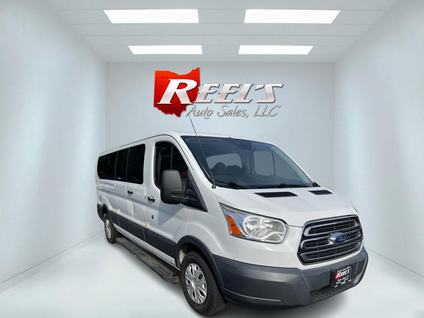 2016 White /Black Ford Transit 350 Wagon Low Roof XLT 60/40 Pass. 148-in. WB (1FBZX2ZM6GK) with an 3.7L V6 DOHC 24V engine, 6 Speed Auto transmission, located at 547 E. Main St., Orwell, OH, 44076, (440) 437-5893, 41.535435, -80.847855 - Photo#2