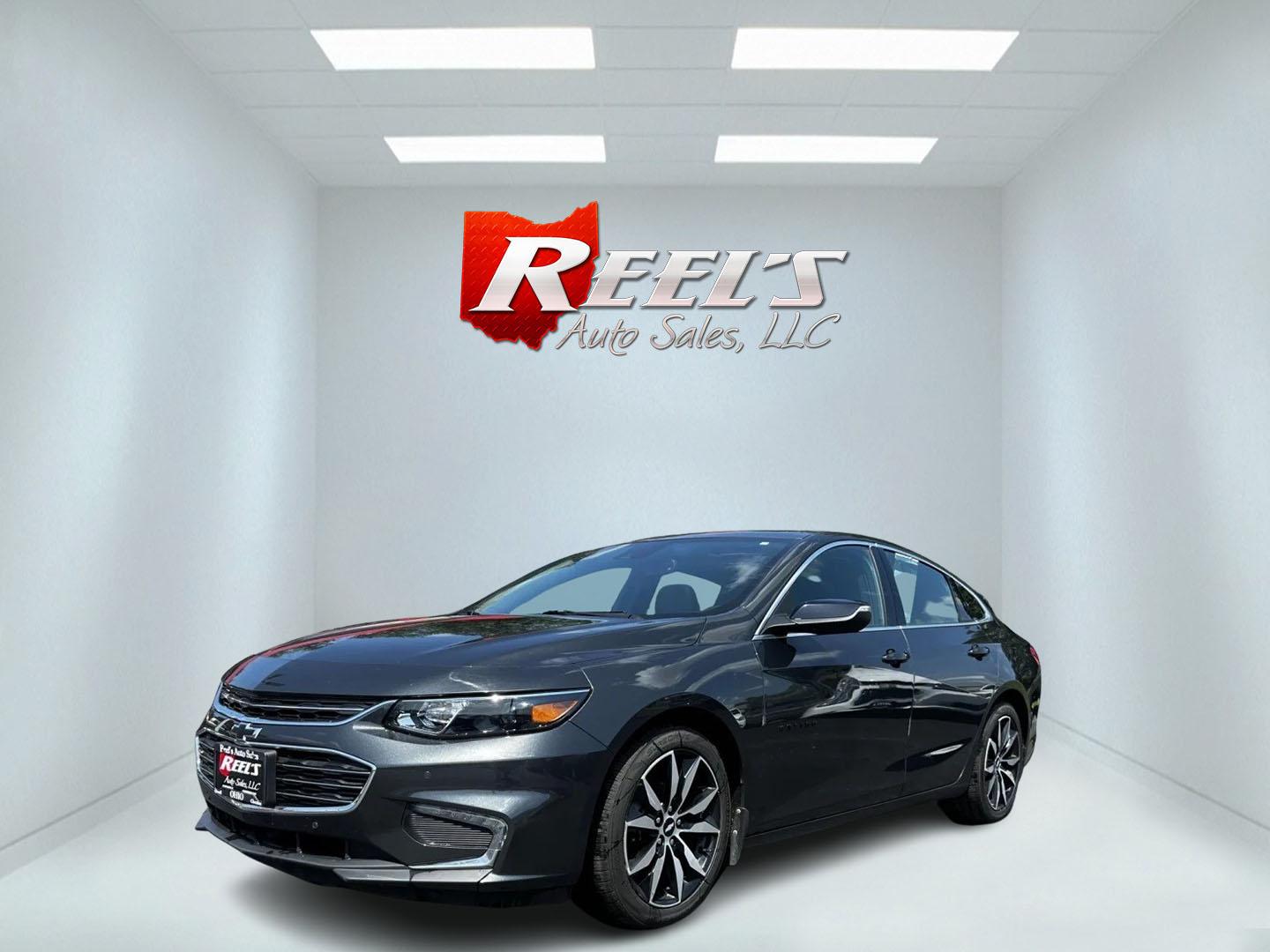 2018 Gray /Black Chevrolet Malibu LT (1G1ZD5STXJF) with an 1.5L I4 DOHC 16V TURBO engine, 6 Speed Auto transmission, located at 547 E. Main St., Orwell, OH, 44076, (440) 437-5893, 41.535435, -80.847855 - This 2018 Chevrolet Malibu LT is a well-equipped midsize sedan featuring a fuel-efficient 1.5-liter turbocharged EcoTec four-cylinder engine paired with a 6-speed automatic transmission, achieving an impressive 36 MPG on the highway. This model offers a luxurious interior with leather upholstery, po - Photo#0