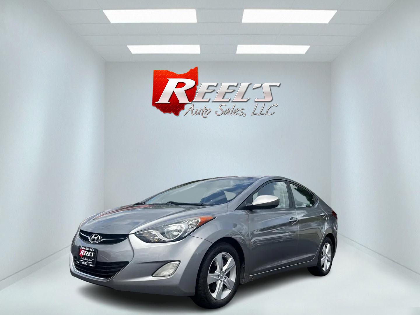 2012 Gray /Gray Hyundai Elantra GLS A/T (KMHDH4AE1CU) with an 1.8L I4 DOHC 16V engine, 6-Speed Automatic transmission, located at 547 E. Main St., Orwell, OH, 44076, (440) 437-5893, 41.535435, -80.847855 - This One Owner 2012 Hyundai Elantra GLS is a compact sedan offering a balanced mix of efficiency and features. It's powered by a 1.8-liter four-cylinder engine paired with a 6-speed automatic transmission, delivering a fuel-efficient performance with an impressive 38 MPG on the highway. Safety is en - Photo#0