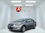 2012 Gray /Gray Hyundai Elantra GLS A/T (KMHDH4AE1CU) with an 1.8L I4 DOHC 16V engine, 6-Speed Automatic transmission, located at 547 E. Main St., Orwell, OH, 44076, (440) 437-5893, 41.535435, -80.847855 - This One Owner 2012 Hyundai Elantra GLS is a compact sedan offering a balanced mix of efficiency and features. It's powered by a 1.8-liter four-cylinder engine paired with a 6-speed automatic transmission, delivering a fuel-efficient performance with an impressive 38 MPG on the highway. Safety is en - Photo#0