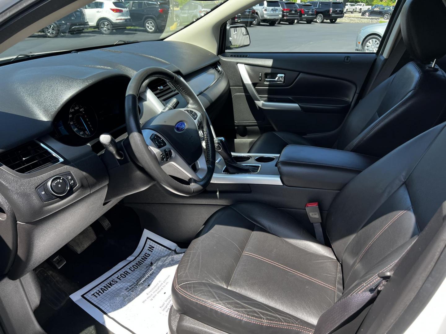 2013 /Black Ford Edge SEL FWD (2FMDK3JC3DB) with an 3.5L V6 DOHC 24V engine, 6-Speed Automatic transmission, located at 11115 Chardon Rd. , Chardon, OH, 44024, (440) 214-9705, 41.580246, -81.241943 - Photo#17