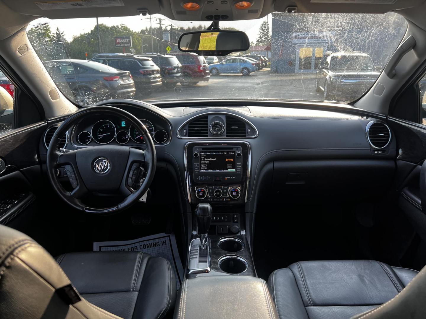 2015 Gold /Black Buick Enclave Leather FWD (5GAKRBKD5FJ) with an 3.6L V6 DOHC 24V engine, 6-Speed Automatic transmission, located at 547 E. Main St., Orwell, OH, 44076, (440) 437-5893, 41.535435, -80.847855 - Photo#32