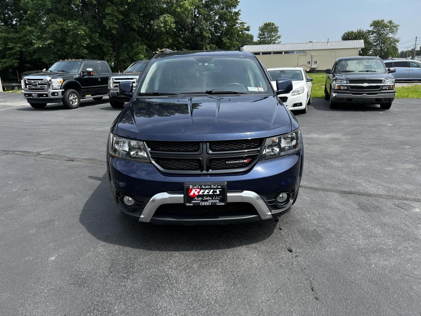 2017 /Black Dodge Journey Crossroad Plus AWD (3C4PDDGGXHT) with an 3.6L V6 DOHC 24V engine, 6A transmission, located at 547 E. Main St., Orwell, OH, 44076, (440) 437-5893, 41.535435, -80.847855 - Photo#11