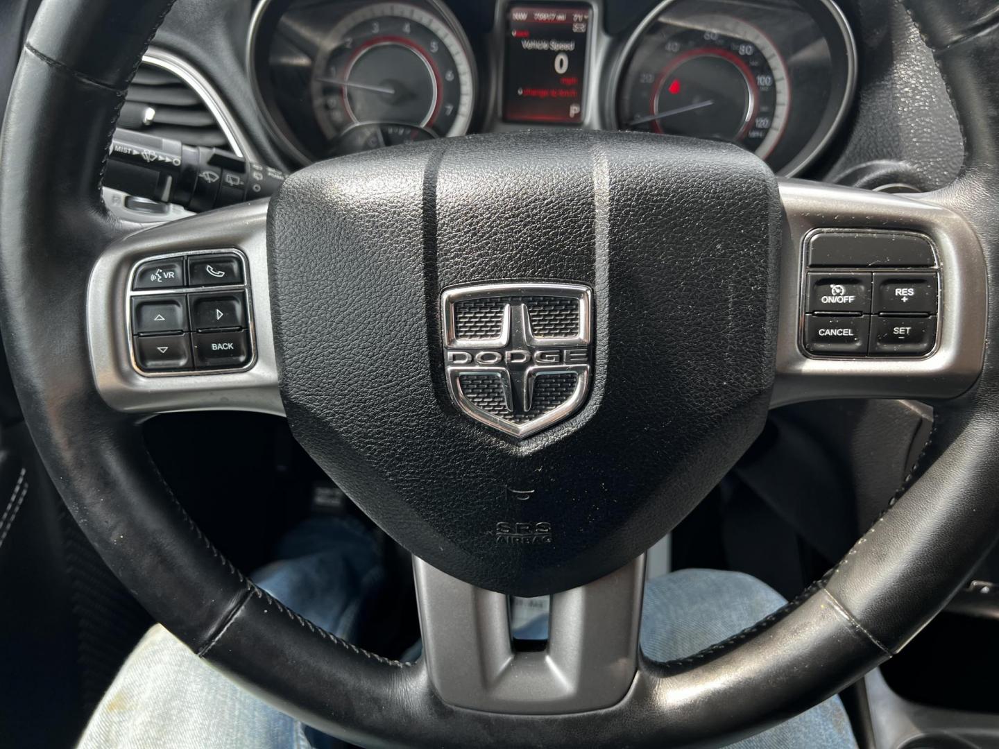 2017 /Black Dodge Journey Crossroad Plus AWD (3C4PDDGGXHT) with an 3.6L V6 DOHC 24V engine, 6A transmission, located at 547 E. Main St., Orwell, OH, 44076, (440) 437-5893, 41.535435, -80.847855 - Photo#33