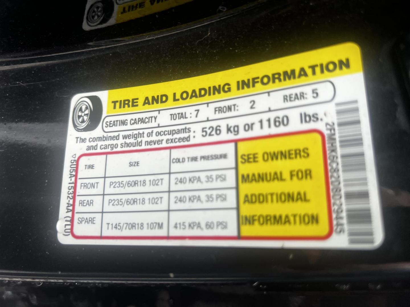 2013 /Black Ford Flex SEL AWD (2FMHK6C82DB) with an 3.5L V6 DOHC 24V engine, 6-Speed Automatic transmission, located at 547 E. Main St., Orwell, OH, 44076, (440) 437-5893, 41.535435, -80.847855 - Photo#20