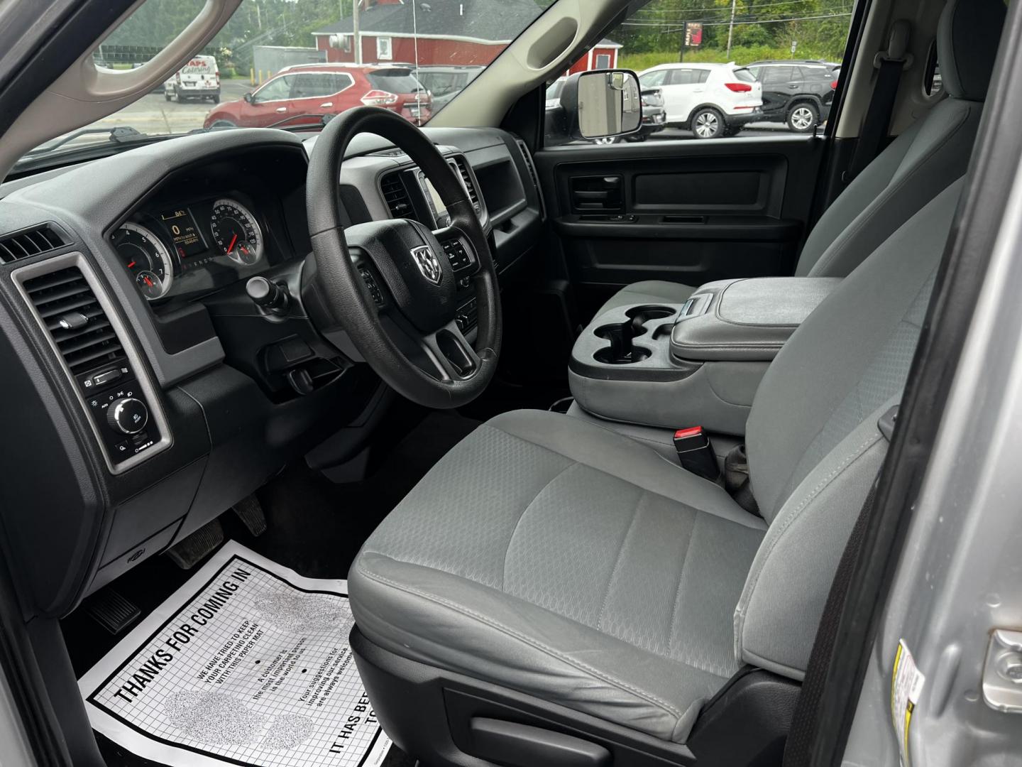 2017 Silver /Black RAM 1500 Express Crew Cab SWB 4WD (3C6RR7KT8HG) with an 5.7L V8 OHV 16V engine, 8A transmission, located at 11115 Chardon Rd. , Chardon, OH, 44024, (440) 214-9705, 41.580246, -81.241943 - Photo#20