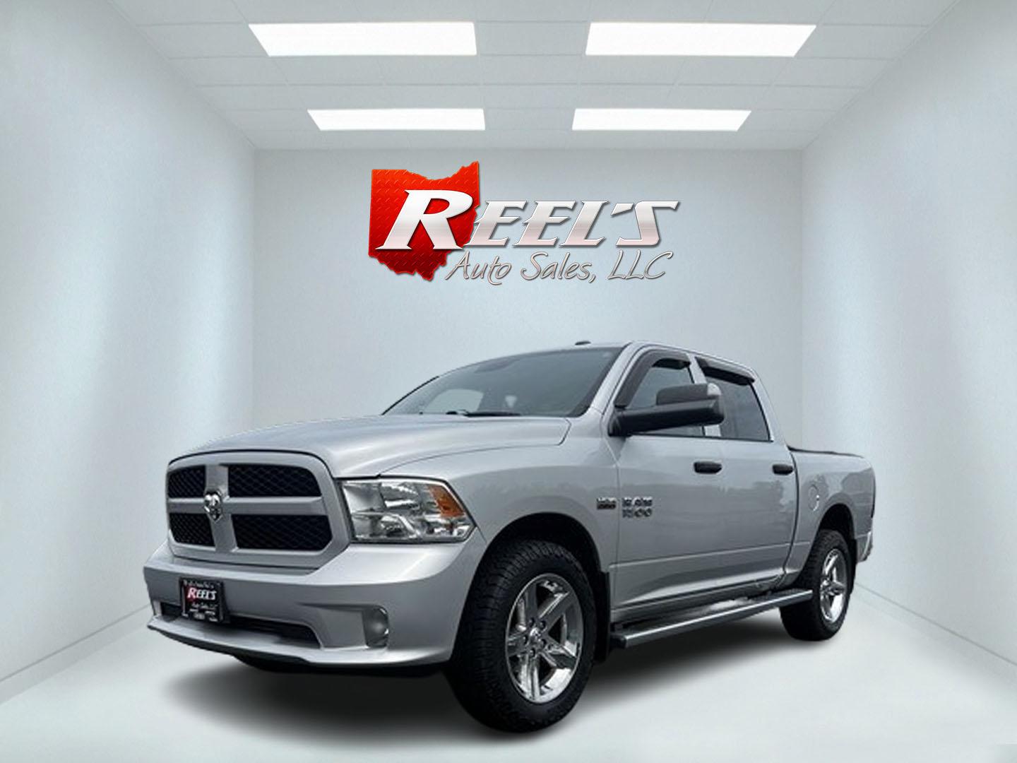 2017 Silver /Black RAM 1500 Express Crew Cab SWB 4WD (3C6RR7KT8HG) with an 5.7L V8 OHV 16V engine, 8A transmission, located at 11115 Chardon Rd. , Chardon, OH, 44024, (440) 214-9705, 41.580246, -81.241943 - Photo#0