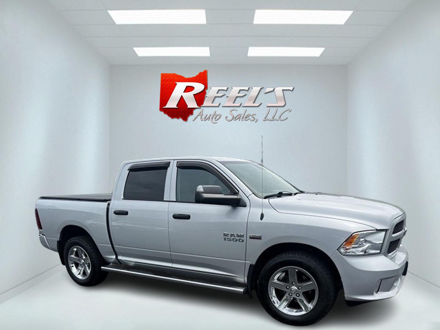 2017 Silver /Black RAM 1500 Express Crew Cab SWB 4WD (3C6RR7KT8HG) with an 5.7L V8 OHV 16V engine, 8A transmission, located at 11115 Chardon Rd. , Chardon, OH, 44024, (440) 214-9705, 41.580246, -81.241943 - Photo#3