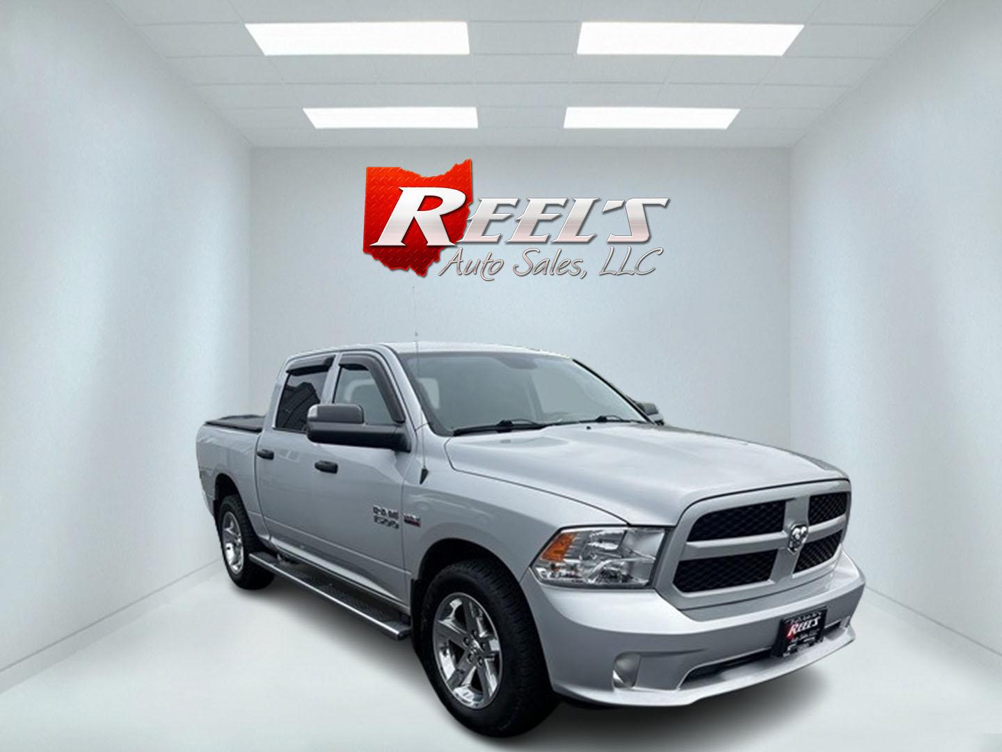 2017 Silver /Black RAM 1500 Express Crew Cab SWB 4WD (3C6RR7KT8HG) with an 5.7L V8 OHV 16V engine, 8A transmission, located at 11115 Chardon Rd. , Chardon, OH, 44024, (440) 214-9705, 41.580246, -81.241943 - Photo#2