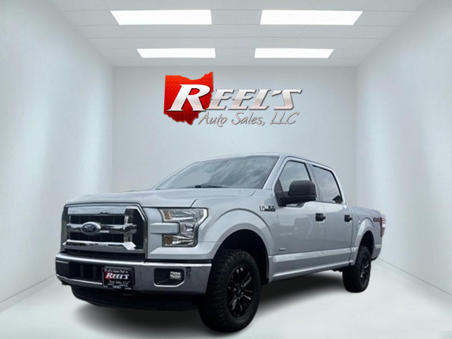 2016 Silver /Black Ford F-150 XLT SuperCrew 5.5-ft. Bed 4WD (1FTEW1EP2GF) with an 2.7L V6 DOHC 24V TWIN TURBO engine, 6 Speed Automatic transmission, located at 11115 Chardon Rd. , Chardon, OH, 44024, (440) 214-9705, 41.580246, -81.241943 - Photo#0