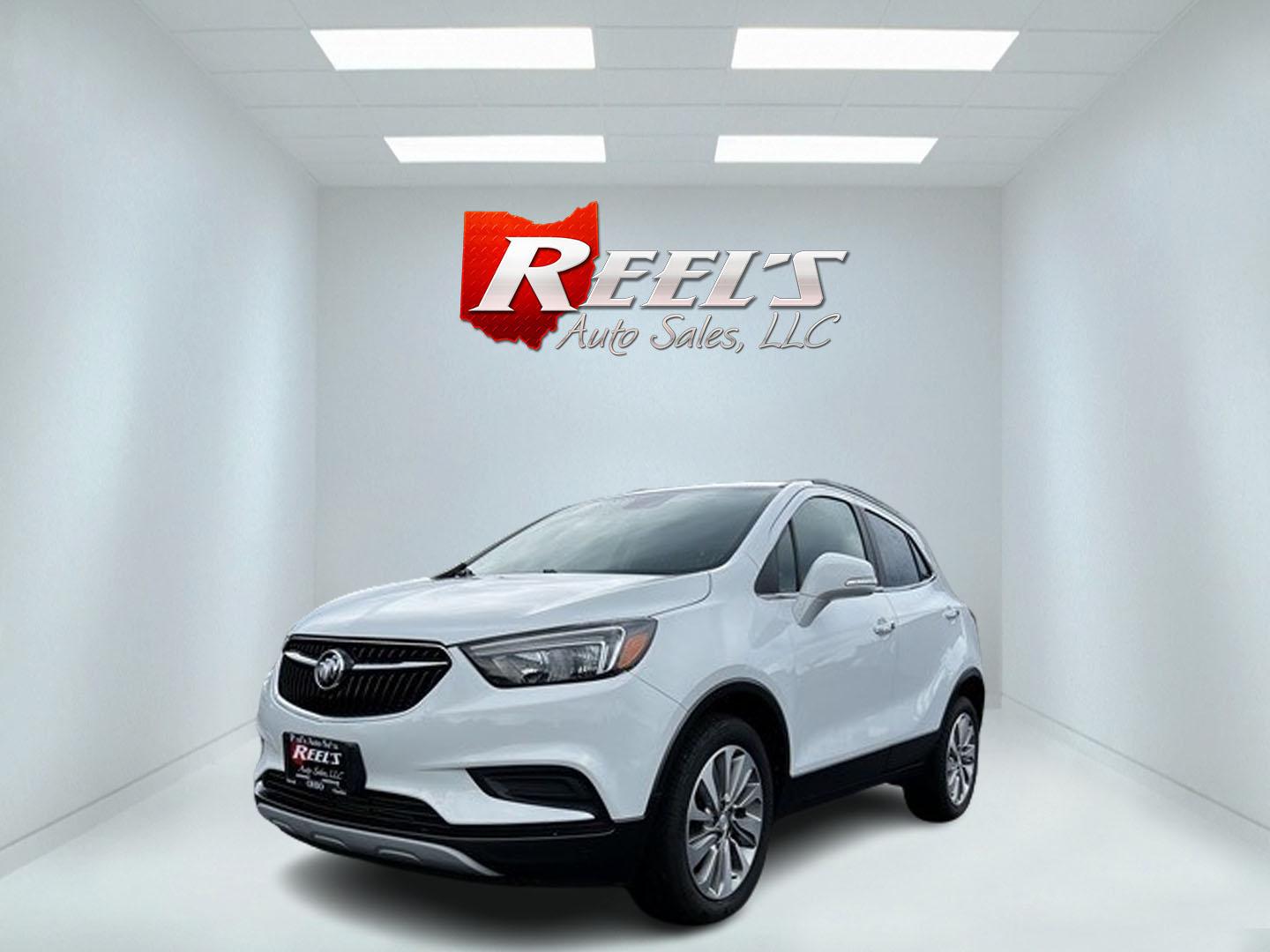 2017 White /Black Buick Encore Preferred FWD (KL4CJASB9HB) with an 1.4L I4 DOHC 16V TURBO engine, 6A transmission, located at 11115 Chardon Rd. , Chardon, OH, 44024, (440) 214-9705, 41.580246, -81.241943 - Photo#0