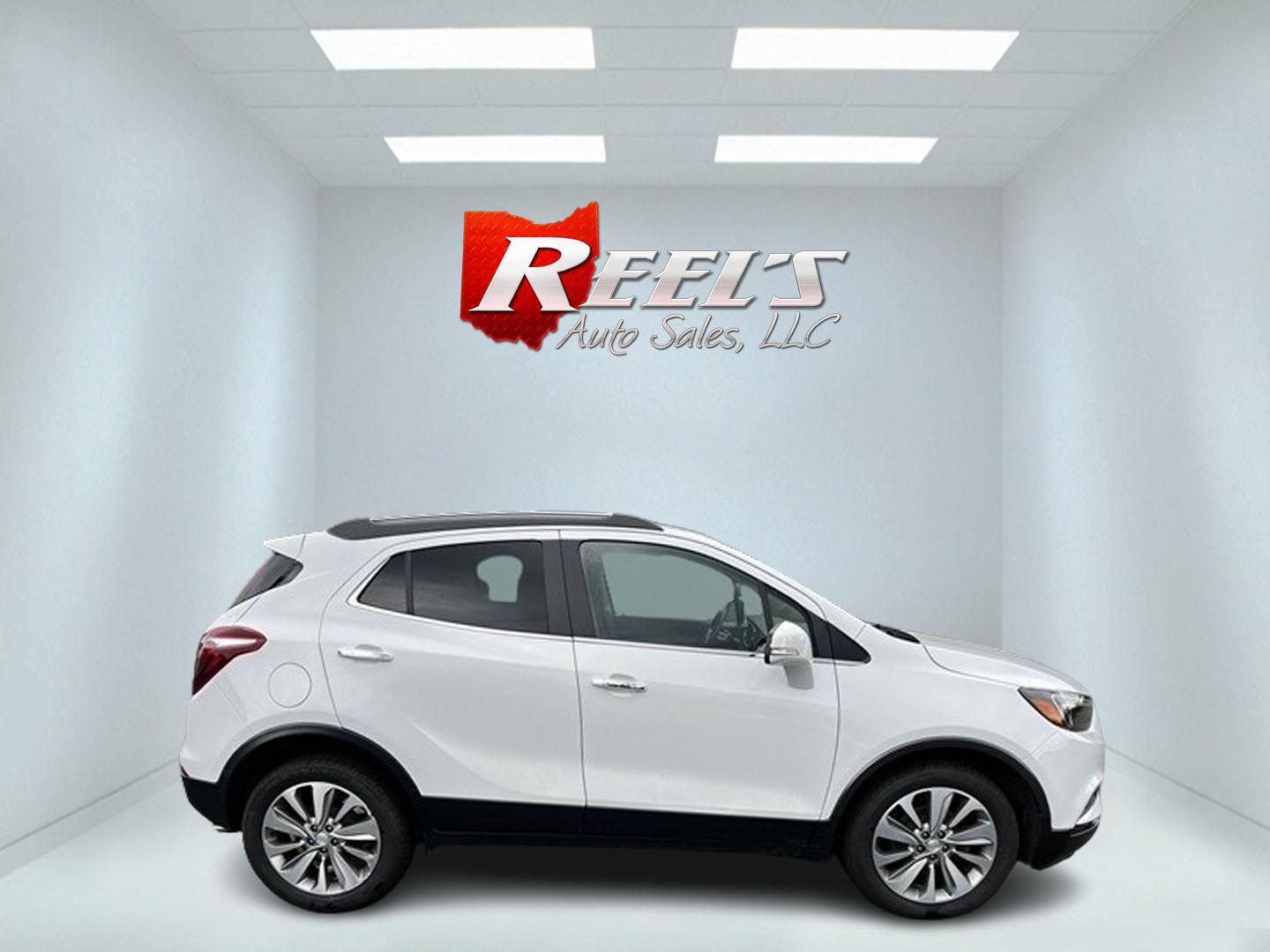 2017 White /Black Buick Encore Preferred FWD (KL4CJASB9HB) with an 1.4L I4 DOHC 16V TURBO engine, 6A transmission, located at 11115 Chardon Rd. , Chardon, OH, 44024, (440) 214-9705, 41.580246, -81.241943 - Photo#4