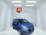 2014 Blue /Black Chevrolet Spark LS Auto (KL8CB6S9XEC) with an 1.2L I4 16V DOHC engine, Automatic transmission, located at 11115 Chardon Rd. , Chardon, OH, 44024, (440) 214-9705, 41.580246, -81.241943 - This 2014 Chevrolet Spark LS is a compact hatchback equipped with a 1.2 I4 engine and a CVT transmission, designed to offer efficiency and practicality for urban driving. It features daytime running lights and dusk-sensing headlights for improved visibility and safety. The Spark delivers a respectab - Photo#2