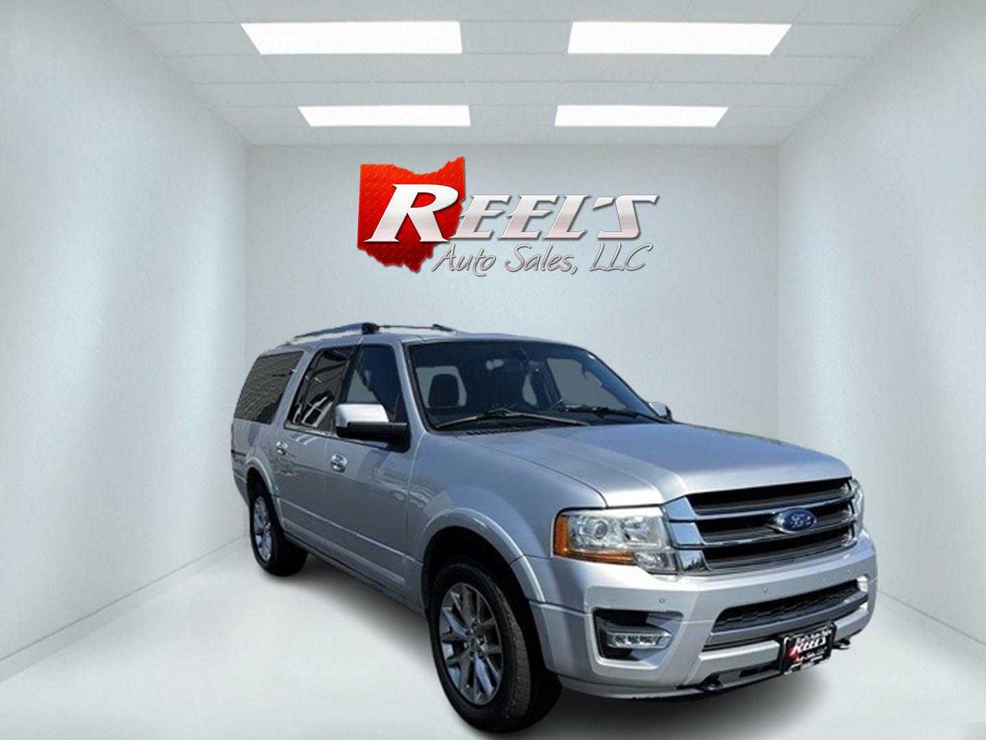 2017 Silver /Black Ford Expedition EL Limited 4WD (1FMJK2AT3HE) with an 3.5L V6 DOHC 24V TWIN TURBO engine, 6A transmission, located at 11115 Chardon Rd. , Chardon, OH, 44024, (440) 214-9705, 41.580246, -81.241943 - Photo#2