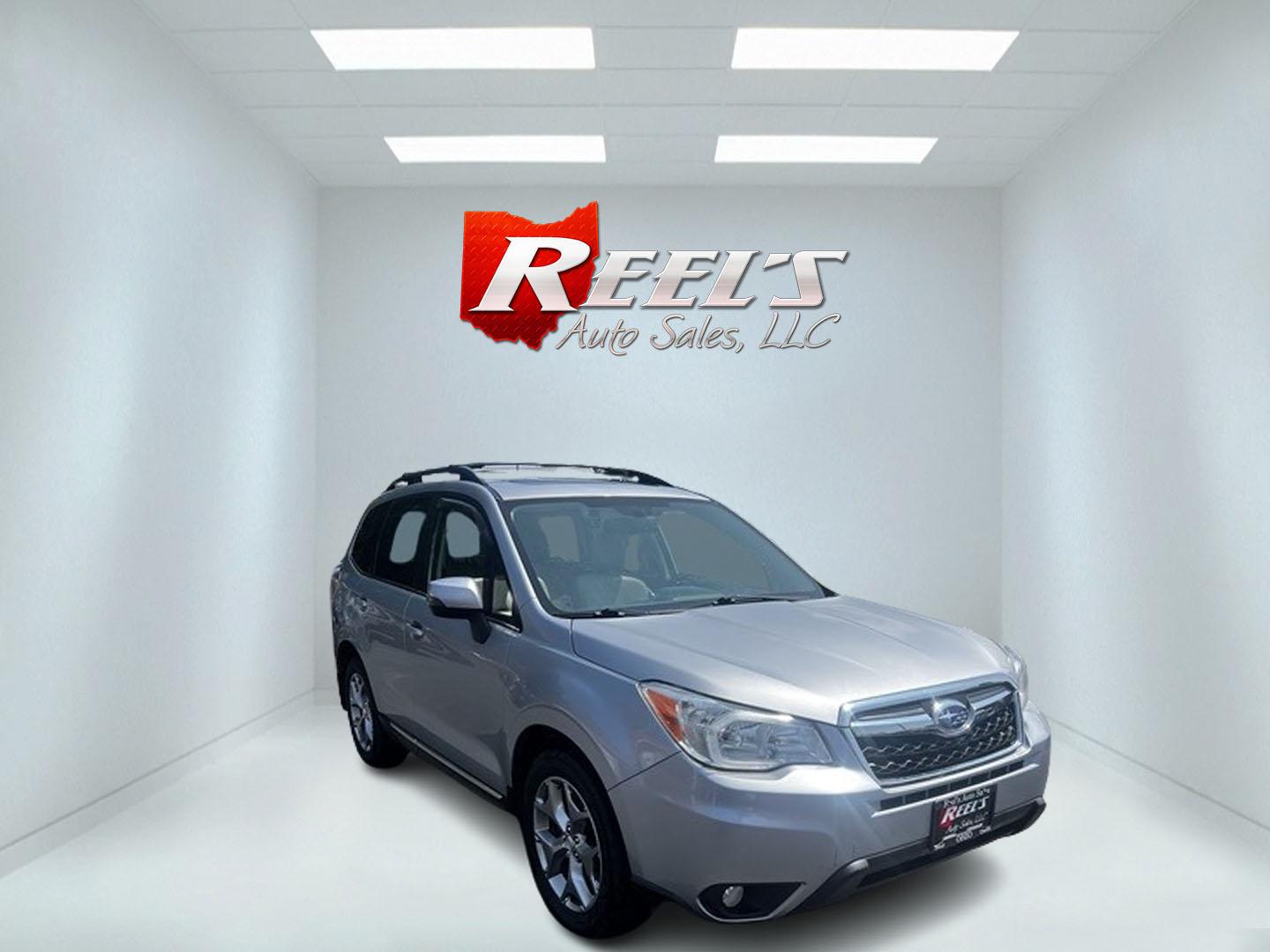 2015 Silver /Gray Subaru Forester 2.5i Touring (JF2SJAWC4FH) with an 2.5L H4 SOHC 16V engine, Automatic transmission, located at 547 E. Main St., Orwell, OH, 44076, (440) 437-5893, 41.535435, -80.847855 - Photo#2