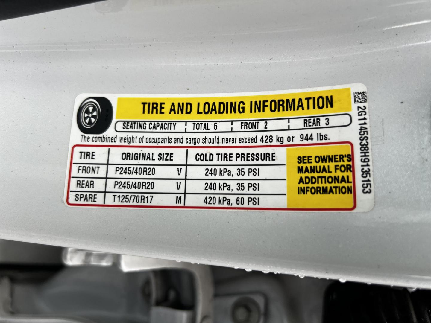 2017 /Black Chevrolet Impala Premier (2G1145S38H9) with an 3.6L V6 DOHC 24V engine, 6A transmission, located at 11115 Chardon Rd. , Chardon, OH, 44024, (440) 214-9705, 41.580246, -81.241943 - This 2017 Chevrolet Impala Premier is a stylish full-size sedan powered by a robust 3.6-liter V6 engine, producing 305 HP and achieving 0-60 mph in about 6.0 seconds. Paired with a 6-speed automatic transmission, it offers a rewarding driving experience with an estimated 28 MPG on the highway. The i - Photo#24