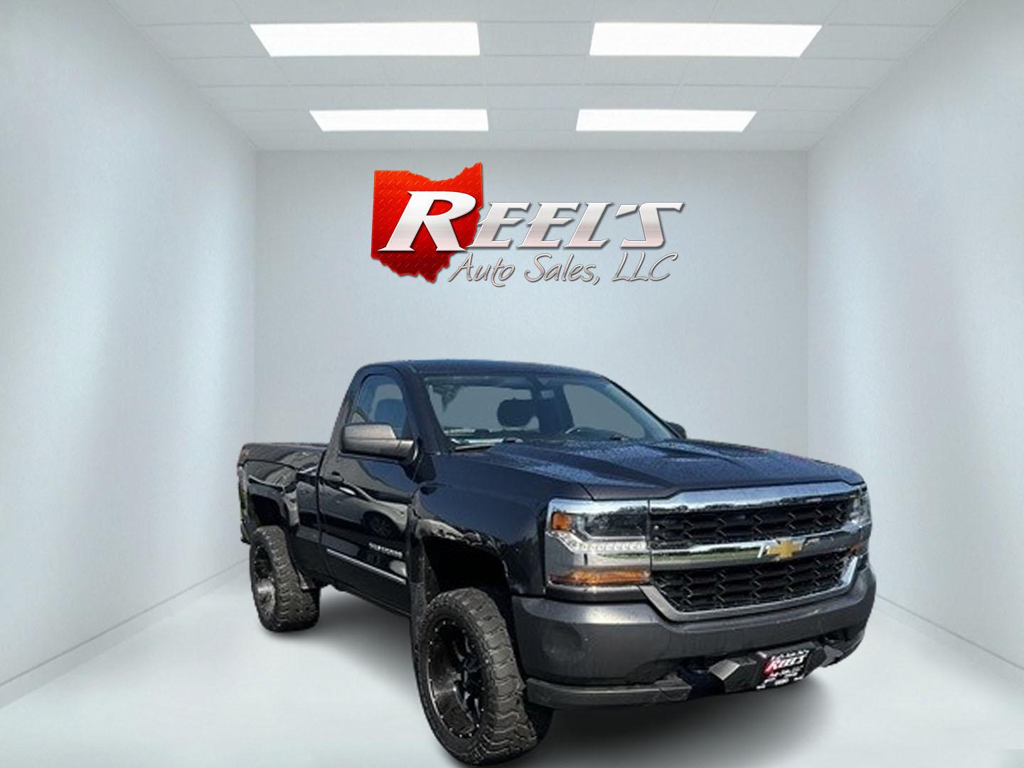 2016 Black /Gray Chevrolet Silverado 1500 Work Truck Short Box 4WD (1GCNKNEC3GZ) with an 5.3L V8 engine, 6A transmission, located at 547 E. Main St., Orwell, OH, 44076, (440) 437-5893, 41.535435, -80.847855 - Photo#2