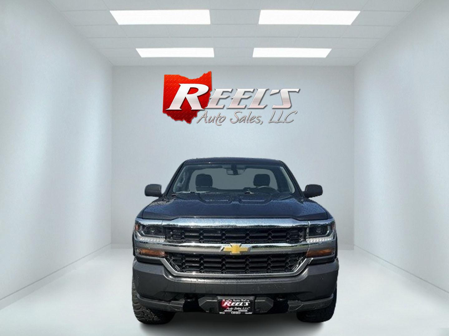 2016 Black /Gray Chevrolet Silverado 1500 Work Truck Short Box 4WD (1GCNKNEC3GZ) with an 5.3L V8 engine, 6A transmission, located at 547 E. Main St., Orwell, OH, 44076, (440) 437-5893, 41.535435, -80.847855 - Photo#1