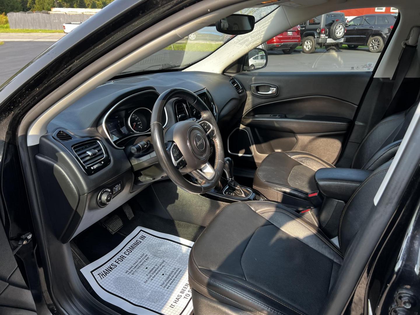 2020 Black /Black Jeep Compass Limited 4WD (3C4NJDCB1LT) with an 2.4L I4 DOHC 16V engine, 9-Speed Automatic transmission, located at 11115 Chardon Rd. , Chardon, OH, 44024, (440) 214-9705, 41.580246, -81.241943 - This 2020 Jeep Compass Limited 4WD is a well-equipped compact SUV that combines luxury and modern technology with versatility for various driving conditions. It boasts a 2.4L I4 MultiAir engine paired with a 9-speed automatic transmission, offering an efficient yet capable performance, achieving up - Photo#18