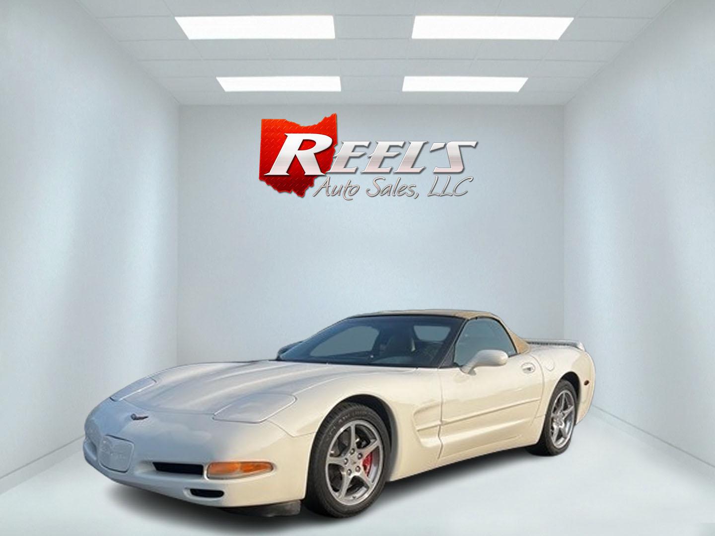 2001 /Tan Chevrolet Corvette Convertible (1G1YY32G815) with an 5.7L V8 OHV 16V engine, 4-Speed Automatic transmission, located at 11115 Chardon Rd. , Chardon, OH, 44024, (440) 214-9705, 41.580246, -81.241943 - This 2001 Chevrolet Corvette is a performance-driven sports car that combines power and comfort elegantly. It is equipped with a robust 5.7L V8 engine that delivers a potent 350 horsepower, enabling impressive acceleration of 0-60 mph in just 5.3 seconds, paired with a 4-speed automatic transmission - Photo#0