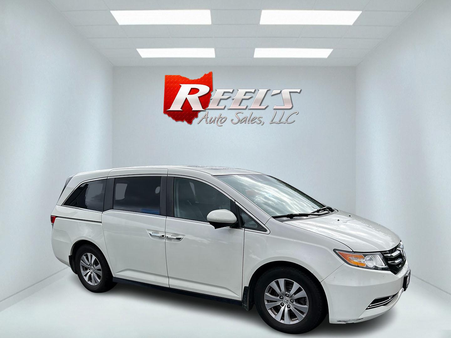 2016 /Gray Honda Odyssey EX-L (5FNRL5H61GB) with an 3.5L V6 SOHC 24V engine, 6A transmission, located at 11115 Chardon Rd. , Chardon, OH, 44024, (440) 214-9705, 41.580246, -81.241943 - Photo#3