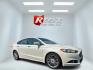 2013 White /Black Ford Fusion SE (3FA6P0H96DR) with an 2.0L I4 DOHC 16V Turbo engine, 6-Speed Automatic transmission, located at 547 E. Main St., Orwell, OH, 44076, (440) 437-5893, 41.535435, -80.847855 - This 2013 Ford Fusion SE with the 2.0 I4 EcoBoost engine and 6-speed automatic transmission offers a well-rounded driving experience with a blend of performance and efficiency, achieving 26 MPG combined and 33 MPG on the highway. It features a range of comfort and safety technologies, including leat - Photo#3