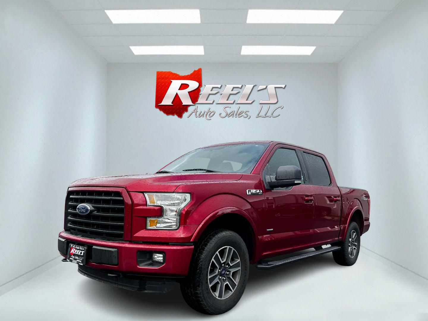 2016 Red /Black Ford F-150 XLT SuperCrew 6.5-ft. Bed 4WD (1FTEW1EP0GF) with an 2.7L V6 DOHC 24V TWIN TURBO engine, 6-Speed Automatic transmission, located at 11115 Chardon Rd. , Chardon, OH, 44024, (440) 214-9705, 41.580246, -81.241943 - Photo#0