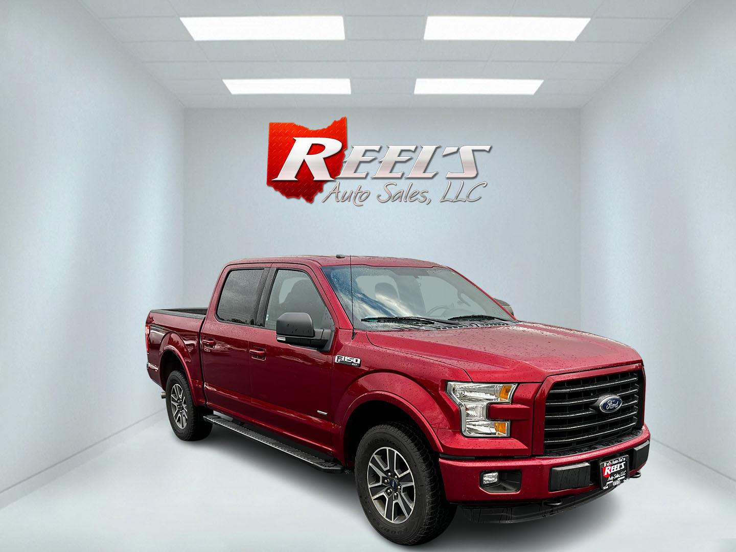 2016 Red /Black Ford F-150 XLT SuperCrew 6.5-ft. Bed 4WD (1FTEW1EP0GF) with an 2.7L V6 DOHC 24V TWIN TURBO engine, 6-Speed Automatic transmission, located at 11115 Chardon Rd. , Chardon, OH, 44024, (440) 214-9705, 41.580246, -81.241943 - Photo#2