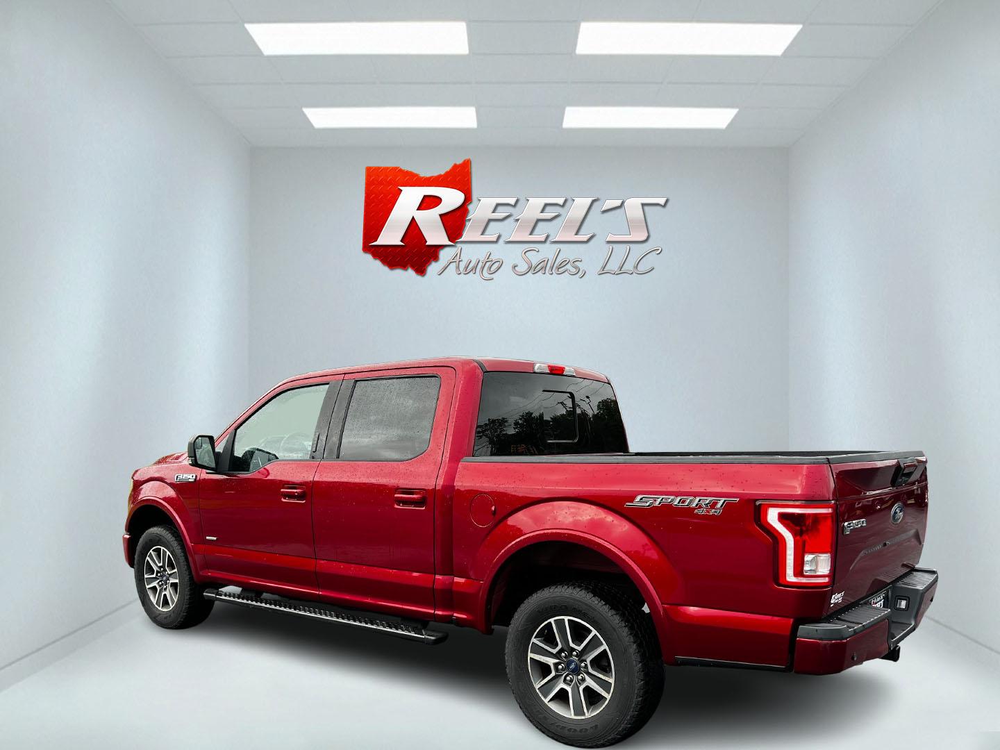 2016 Red /Black Ford F-150 XLT SuperCrew 6.5-ft. Bed 4WD (1FTEW1EP0GF) with an 2.7L V6 DOHC 24V TWIN TURBO engine, 6-Speed Automatic transmission, located at 11115 Chardon Rd. , Chardon, OH, 44024, (440) 214-9705, 41.580246, -81.241943 - Photo#8