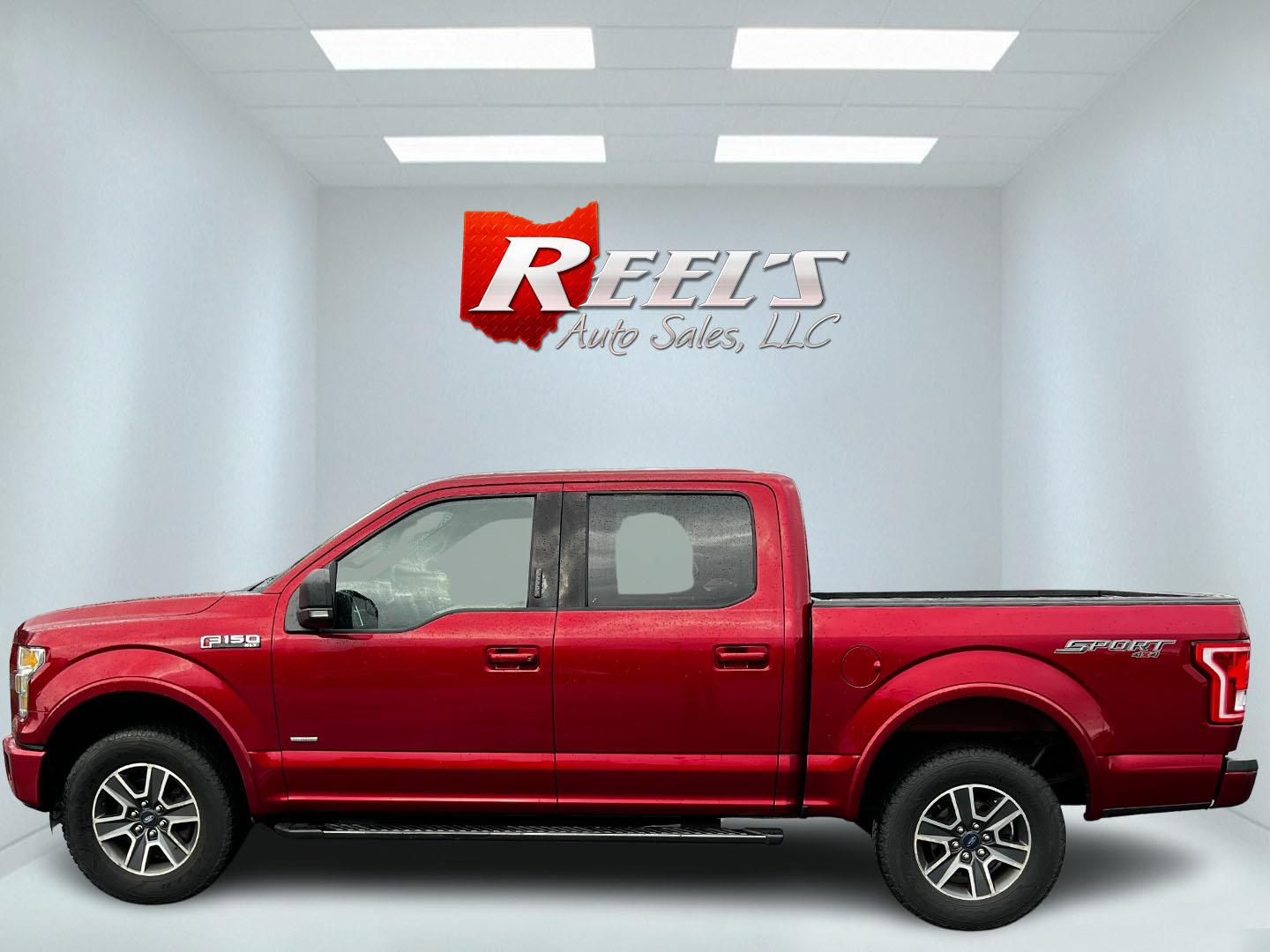 2016 Red /Black Ford F-150 XLT SuperCrew 6.5-ft. Bed 4WD (1FTEW1EP0GF) with an 2.7L V6 DOHC 24V TWIN TURBO engine, 6-Speed Automatic transmission, located at 11115 Chardon Rd. , Chardon, OH, 44024, (440) 214-9705, 41.580246, -81.241943 - Photo#9