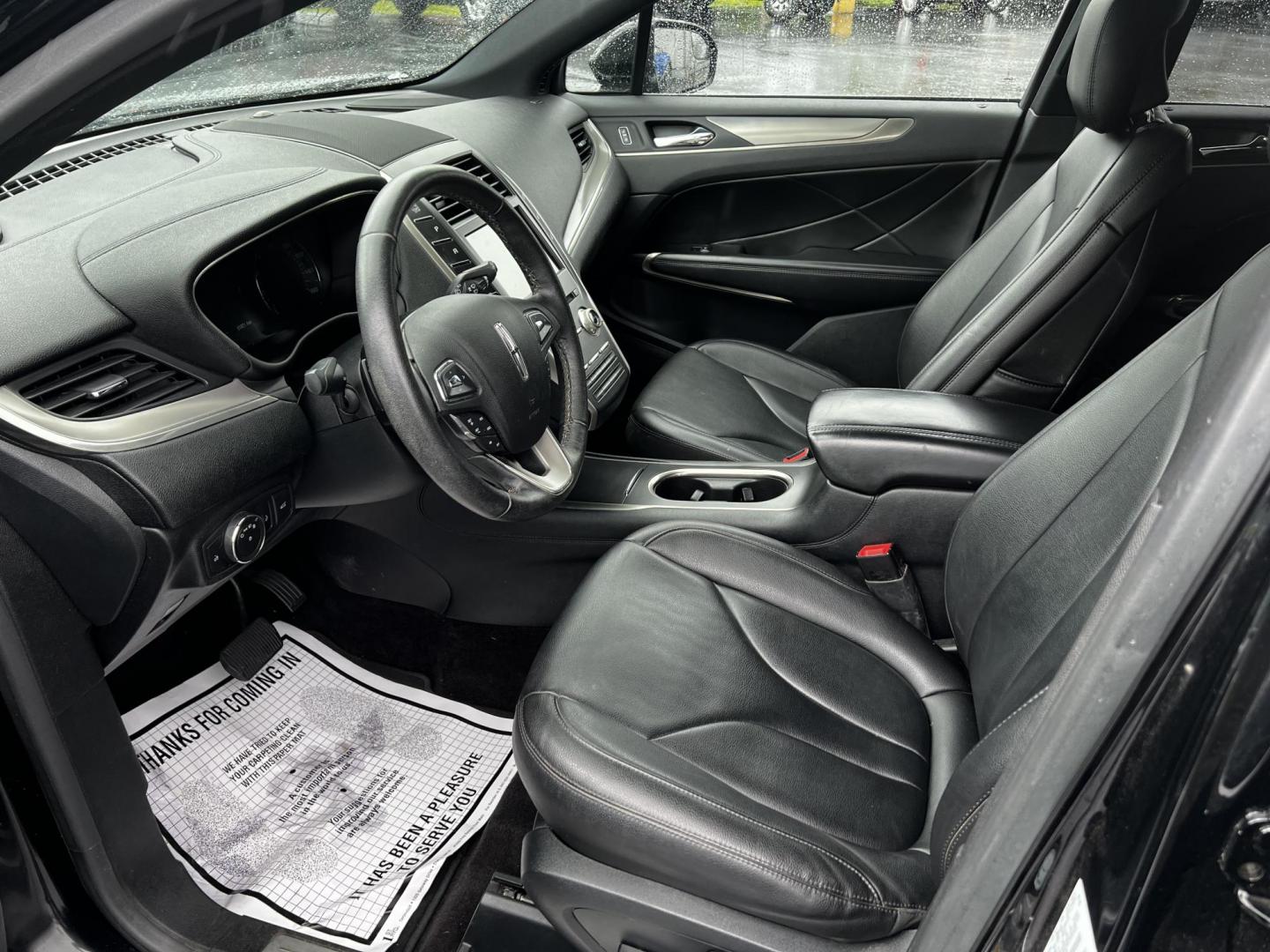 2017 Black /Black Lincoln MKC Premiere AWD (5LMCJ1D98HU) with an 2.0L I4 DOHC 16V Turbo engine, 6 Speed Auto transmission, located at 11115 Chardon Rd. , Chardon, OH, 44024, (440) 214-9705, 41.580246, -81.241943 - Photo#15