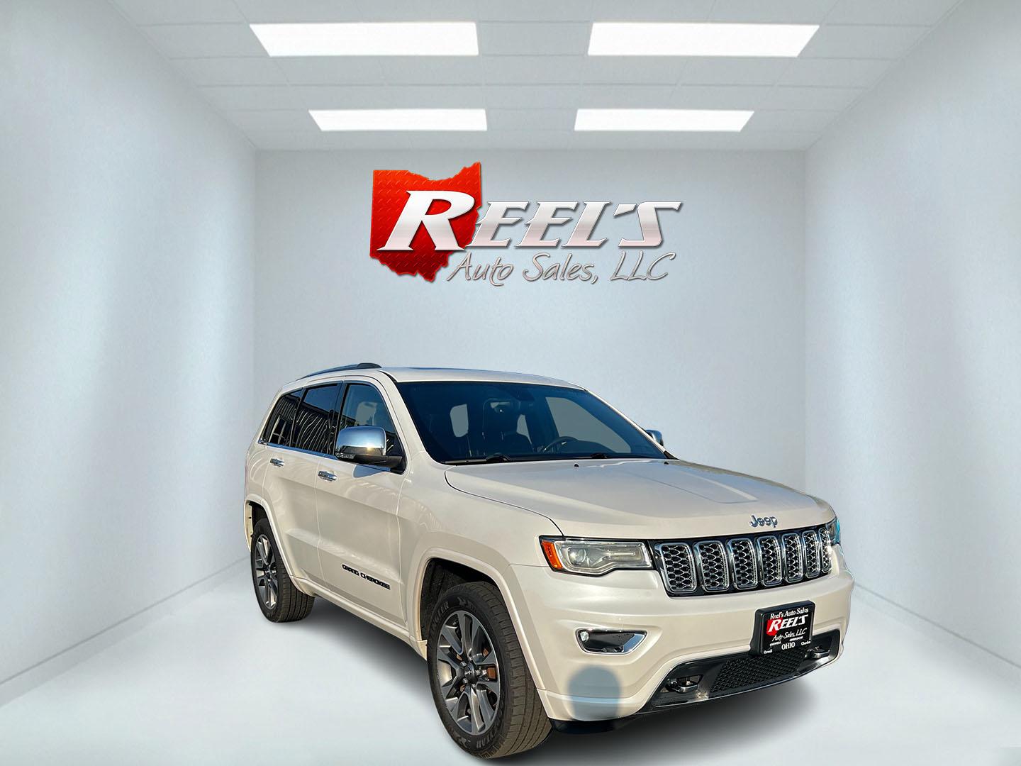 2018 White /Brown Jeep Grand Cherokee Overland 4WD (1C4RJFCGXJC) with an 3.6L V6 DOHC 24V engine, 8A transmission, located at 11115 Chardon Rd. , Chardon, OH, 44024, (440) 214-9705, 41.580246, -81.241943 - Photo#2