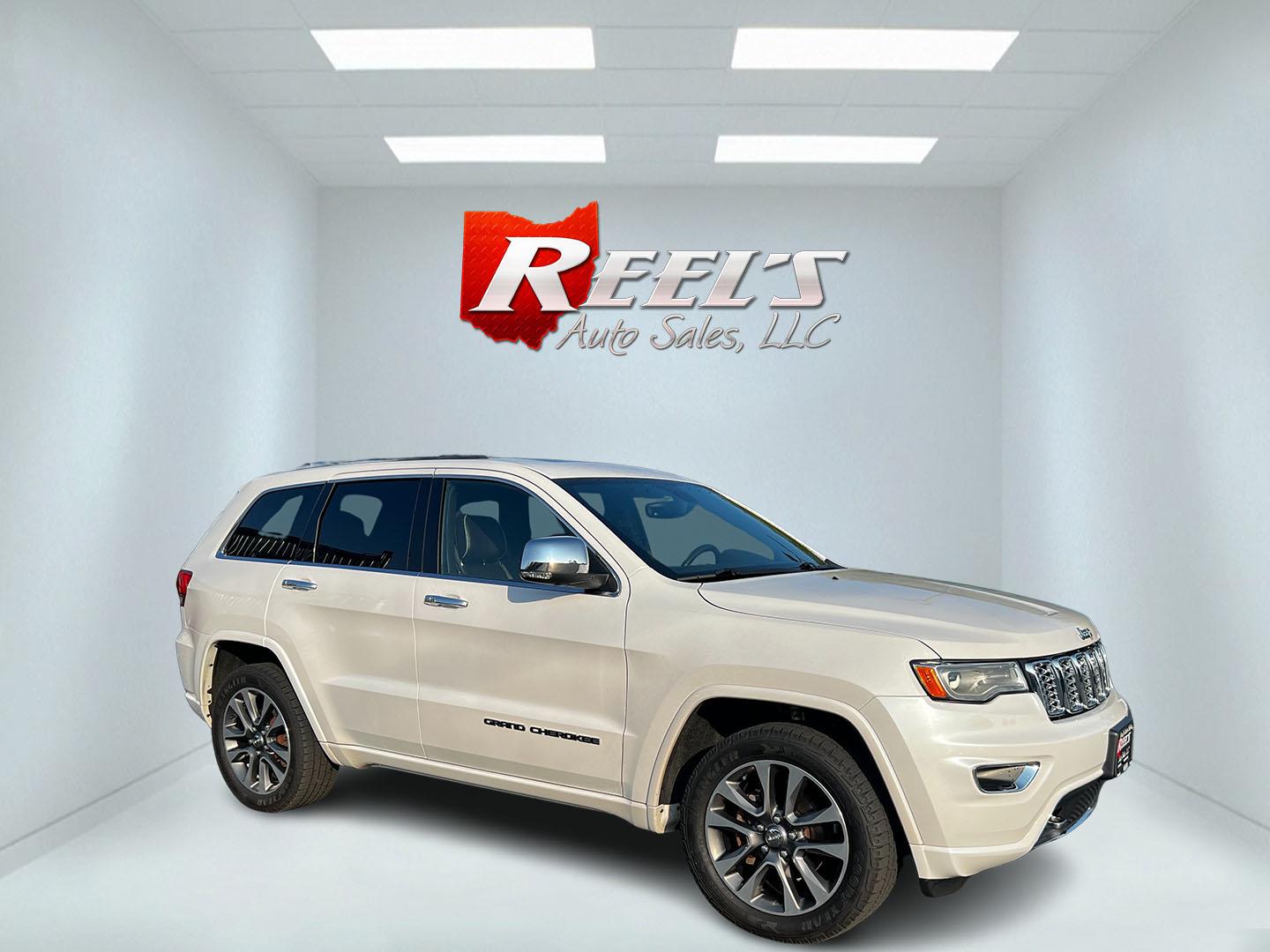 2018 White /Brown Jeep Grand Cherokee Overland 4WD (1C4RJFCGXJC) with an 3.6L V6 DOHC 24V engine, 8A transmission, located at 11115 Chardon Rd. , Chardon, OH, 44024, (440) 214-9705, 41.580246, -81.241943 - Photo#3